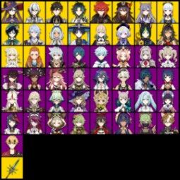 【NA】 AR57 | 49 characters | 16 legendary characters | 1 legend weapon 1